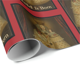 Papier Cadeau Madonna & Baby Jesus Noël