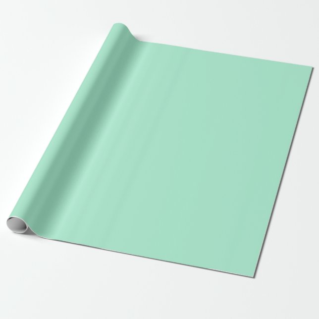 Papier Cadeau Magic Mint Green (Déroulé)