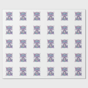 Papier Cadeau Magie d'anniversaire de licorne Chargement Marketp