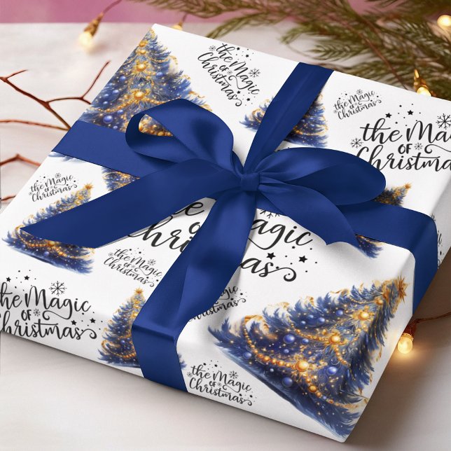Papier Cadeau Magie des arbres de Noël (Créateur téléchargé)