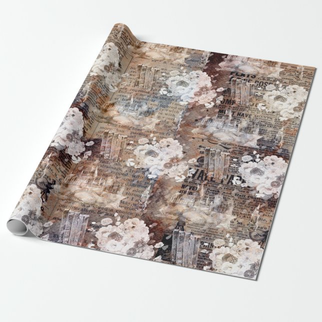 Papier Cadeau Magie vintage (Déroulé)