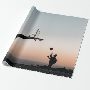 Papier Cadeau Magnifique panier de basket
