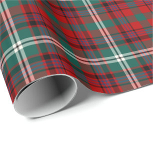 Papier Cadeau Maguire Clan Tartan Irlandais Plaid Motif