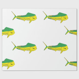 Papier Cadeau Mahi-mahi / Dorado Wrapping Paper