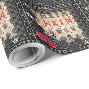 Papier Cadeau Mahjong a encadré