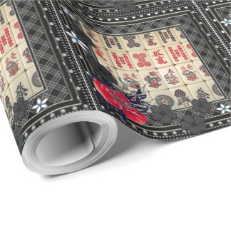 Papier Cadeau Mahjong a encadré