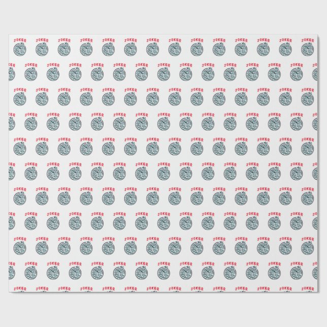 Papier Cadeau MahJong symbole du jeu Joker tuile (Plat)