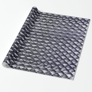 Papier Cadeau Maillon de chaîne industriel et barrière en métal