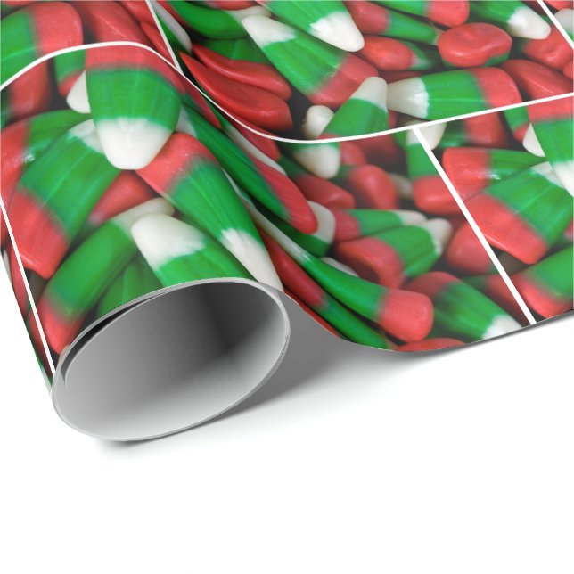 Papier Cadeau maïs de Noël (Coin rond)