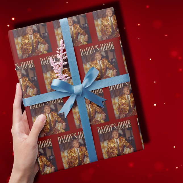 Papier Cadeau Maison Blanche de Trump Daddy | Trump Gift (Créateur téléchargé)