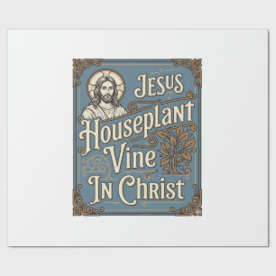 Papier Cadeau Maison de Jésus Plante grimpante En Christ Jésus P