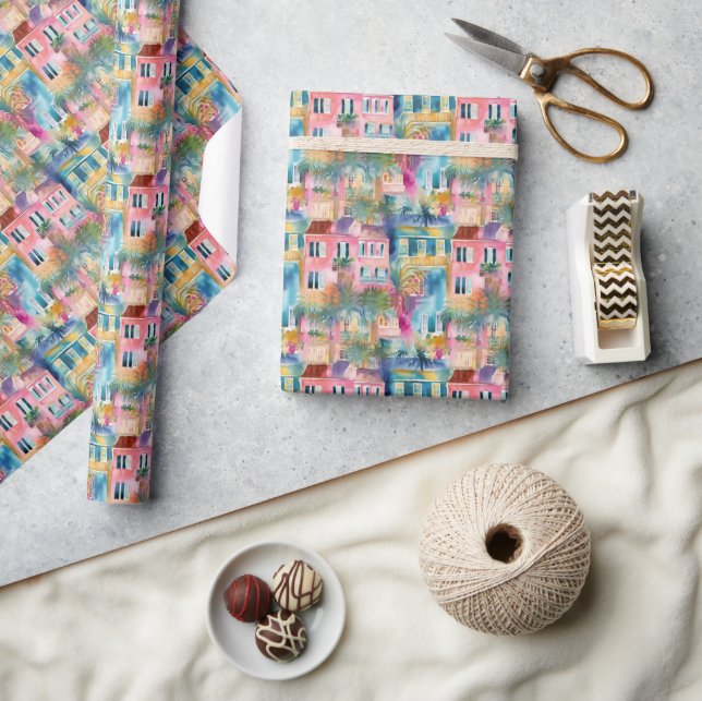 Papier Cadeau Maison de Preppy Charleston (Artisanat)