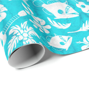 Papier Cadeau Makapuu Beach Hawaiian Batik Papier d'enveloppemen
