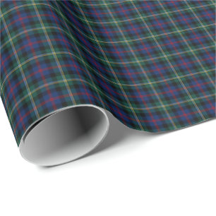 Papier Cadeau Malcolm Clan Tartan - Répétation pour petit Motif