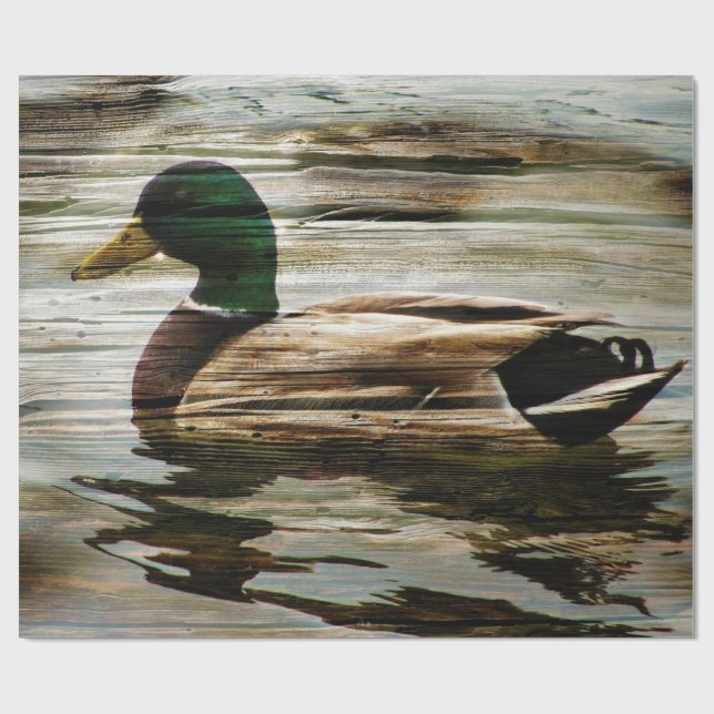 Papier Cadeau Mallard Duck (Plat)