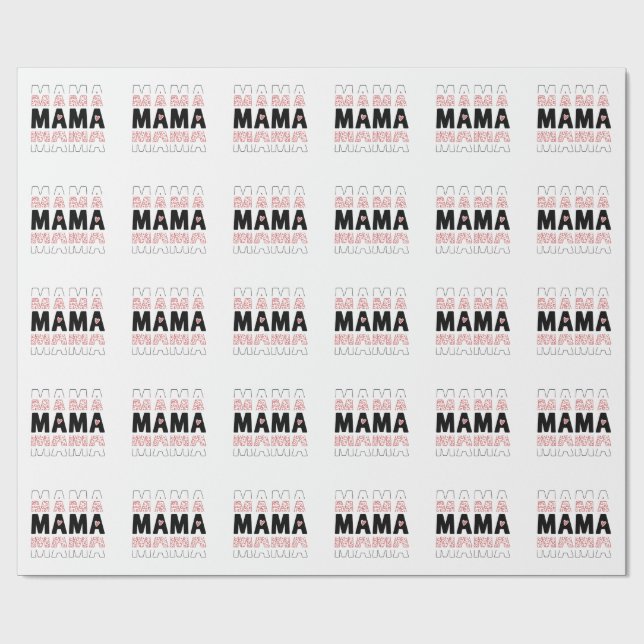 Papier Cadeau MAMA Gift Wrapping Paper (Plat)