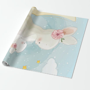 Papier Cadeau Maman Et Bébé Bunny  Cadeau Pour Les Enfants