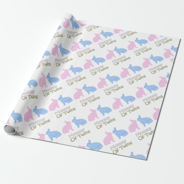 Papier Cadeau Maman jumelle (Déroulé)