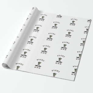 Papier Cadeau Maman plante