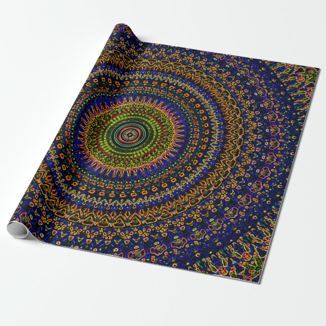 Papier Cadeau Mandala extraordinaire (Déroulé)