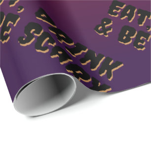 Papier Cadeau Mangez, buvez et soyez effrayant Halloween