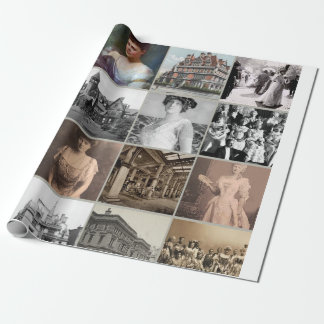 Papier Cadeau Manoirs d'âge doré & Icônes Enveloppement papier �