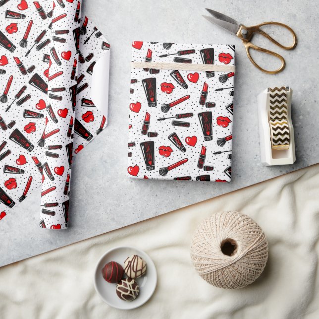 Papier Cadeau Maquillage de beauté (Artisanat)