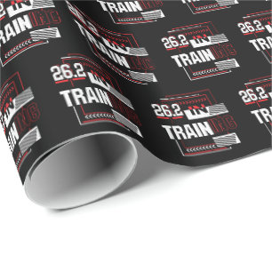Papier Cadeau Marathon - 26.2 en formation Abstraite