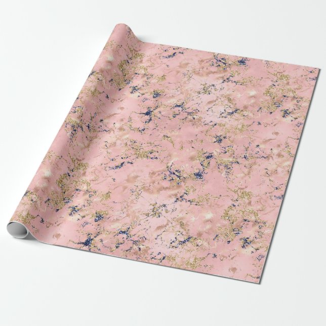 Papier Cadeau Marbrage numérique, texture marbré, arrière - plan (Déroulé)