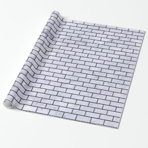 PAPIER CADEAU MARBRE BRICK1 NOIR ET MARBRE BLANC (R)