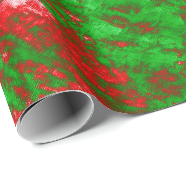 Papier Cadeau Marbre de Noël (Coin rond)
