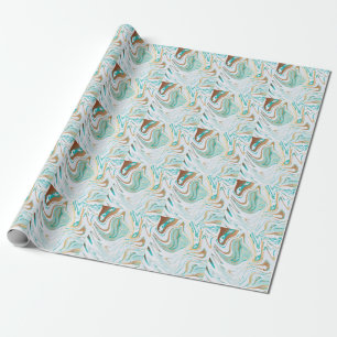 Papier Cadeau Marbre moderne : Design de Texture de luxe