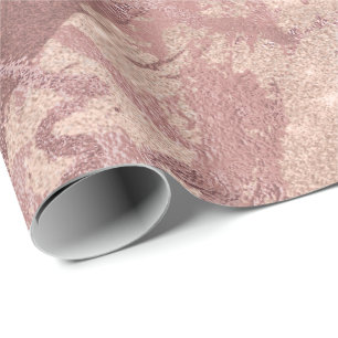Papier Cadeau Marbre rose Rose brillant brillant étincelle Textu