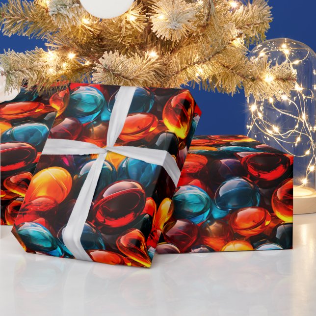 Papier Cadeau Marbres (Vacances)