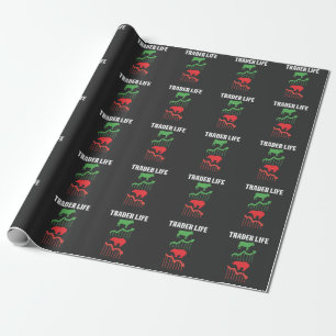 Papier Cadeau Marchand Stock Lover Bull Bear