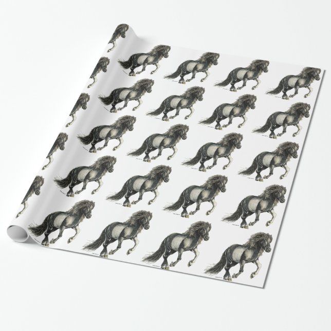 Papier Cadeau Mare islandaise Brana (Déroulé)