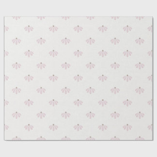 Papier Cadeau Marguerites roses