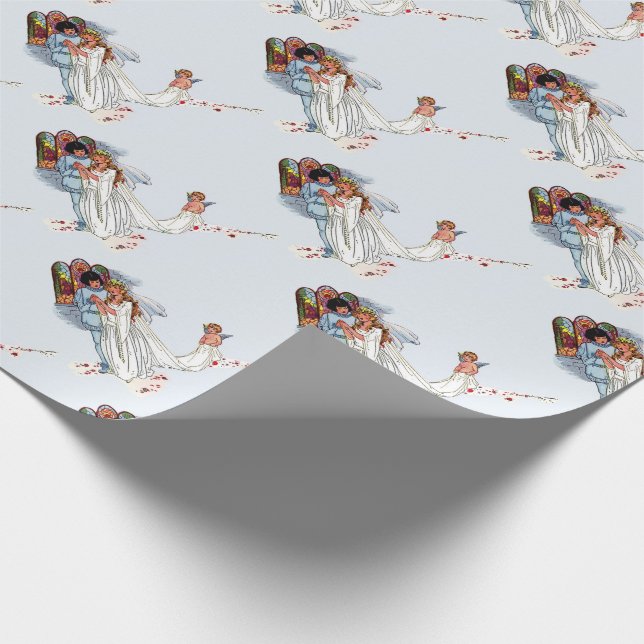 Papier Cadeau mariage de conte de fées (Coin)
