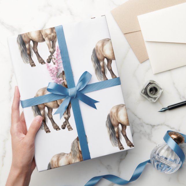 Papier Cadeau Mariage de ferme pour animaux de cheval (Cadeaux)