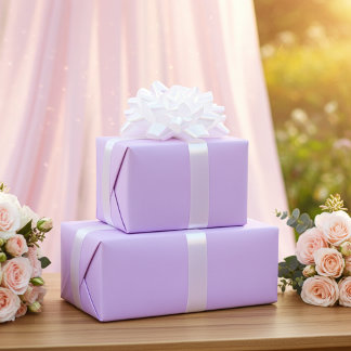 Papier Cadeau Mariage de lavande rose