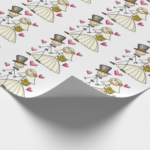 Papier Cadeau Mariée et salle