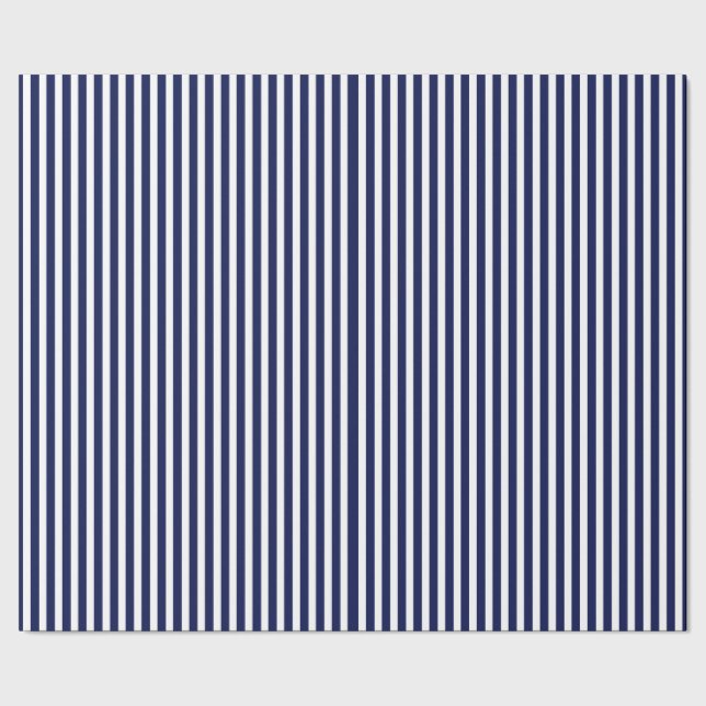 Papier Cadeau Marine Nautique et Cabana Blanche (Couture)