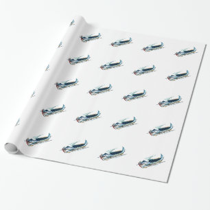 Papier Cadeau Marlin Sledding le papier de cadeau