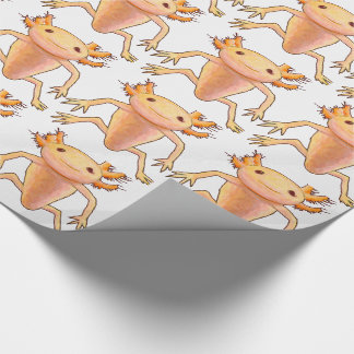 Papier Cadeau Mascotte AXOLOTL