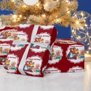Papier Cadeau Masha et 3 ours