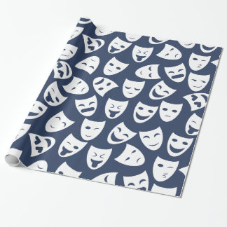 Papier Cadeau Masque avec le motif différent d'émotions