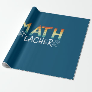 Papier Cadeau Math Teacher
