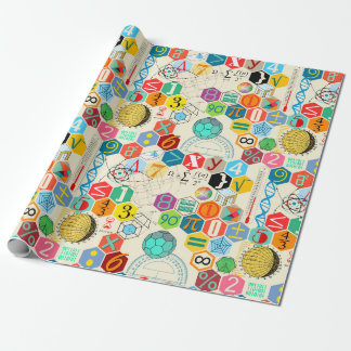 Papier Cadeau maths en couleur