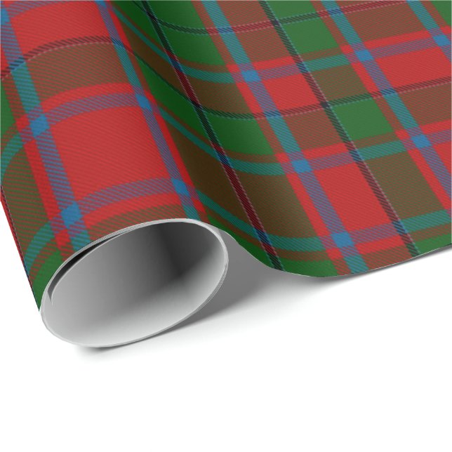 Papier Cadeau McPhail Clan Tartan (Coin rond)