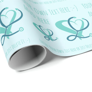 Papier Cadeau Médecin, infirmière, ambulancier, modèle de cadeau
